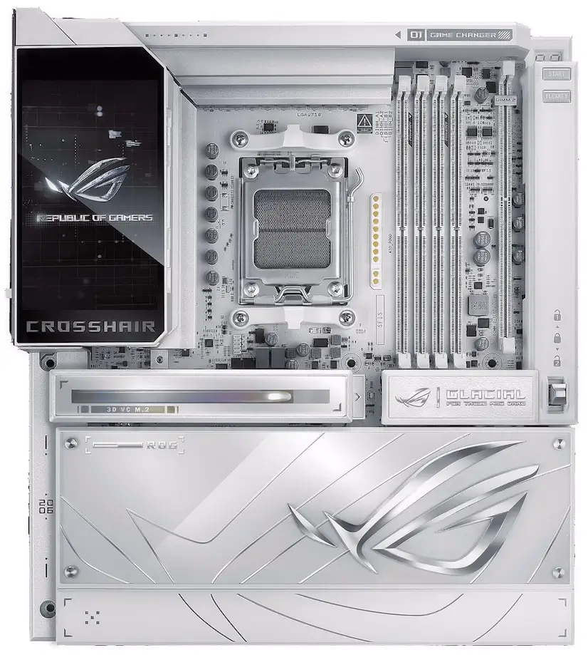 Montaje Placa Base ASUS ROG CROSSHAIR X870E GLACIAL Ciudad Lineal Ciudad Lineal PC - Montaje Placa Base ASUS ROG CROSSHAIR X870E GLACIAL Ciudad Lineal